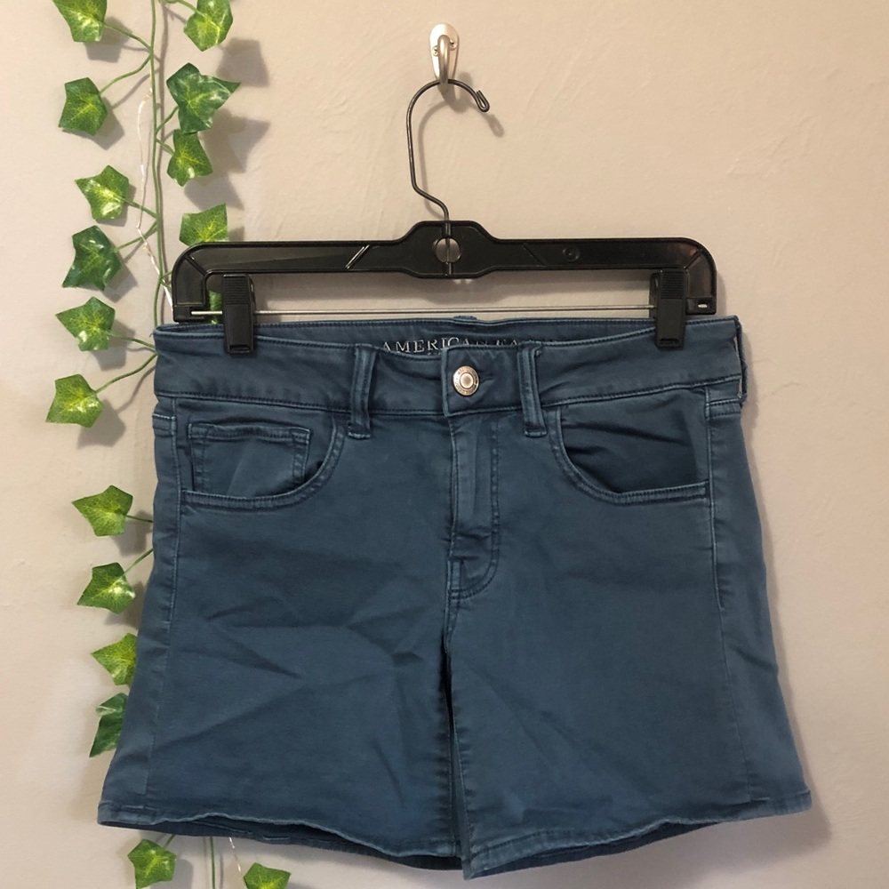 American Eagle midi length shorts